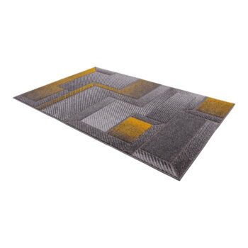 Koberec v okrovožltej a sivej farbe 80x160 cm Meteo – FD – Obrázok 5
