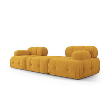 Rohová pohovka v horčicovej farbe Ferento – Cosmopolitan Design - Image 9
