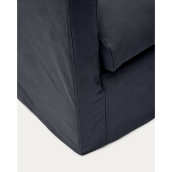 Antracitový poťah na kreslo 92 cm Nora – Kave Home - Image 4