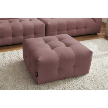Tmavoružová pohovka 324 cm Kleber - Bobochic Paris - Image 10