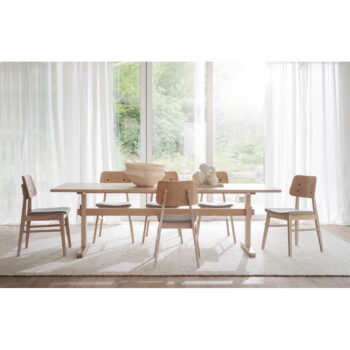 Rozkladací jedálenský stôl s doskou v dubovom dekore 240x95 cm Westville - Rowico - Image 6