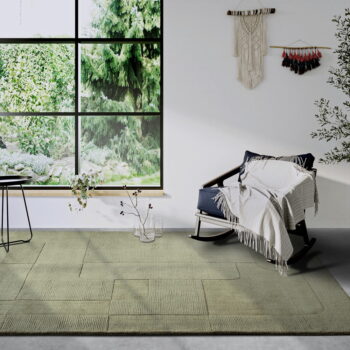 Zelený ručne tkaný vlnený koberec 120x170 cm Charlotte – Villeroy&Boch - Image 3