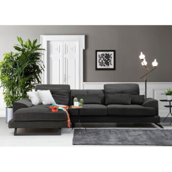 Tmavosivá rohová pohovka (ľavý roh) Frido – Balcab Home - Image 8