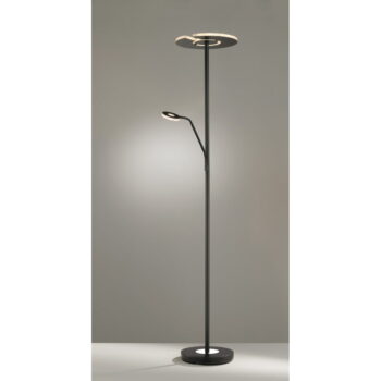 Čierna LED stmievateľná stojacia lampa (výška 180 cm) Dent – ​​Fischer & Honsel - Image 8