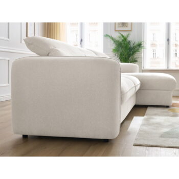 Biela rozkladacia rohová pohovka (variabilná) Achille – Bobochic Paris – Obrázok 6