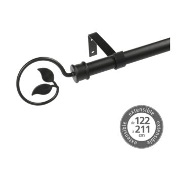Kovová roztiahnuteľná garniža 122 - 211 cm – Casa Selección - Image 2