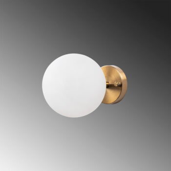 Nástenné svietidlo v bielej a bronzovej farbe ø 15 cm Atmaca – Opviq lights - Image 3