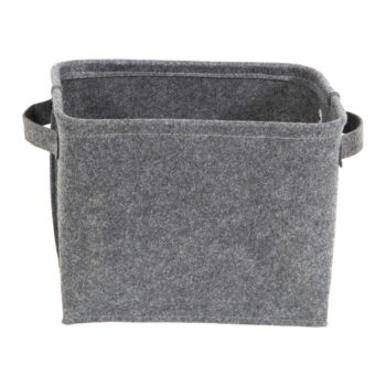 Sivý plstený úložný košík Compactor Felt Basket, 29 x 24 cm – Obrázok 3
