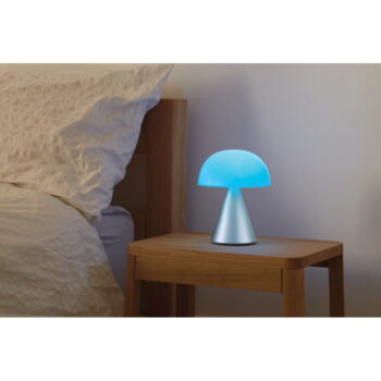 Bielo-svetlomodrá LED stolná lampa (výška 17 cm) Mina L – Lexon – Obrázok 4