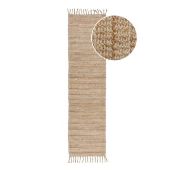 Koberec behúň v prírodnej farbe 60x230 cm Levi - Flair Rugs