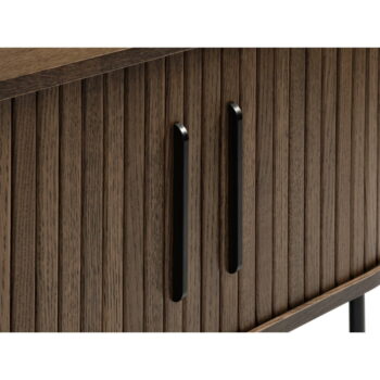 Hnedý TV stolík v dekore duba 120x56 cm Nola – Unique Furniture - Image 7