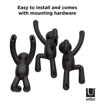 Nástenné plastové háčiky v súprave 3 ks Buddy - Umbra – Obrázok 9