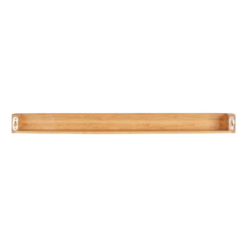 Bambusová nástenná polica Wenko Dark, šírka 60 cm - Image 3