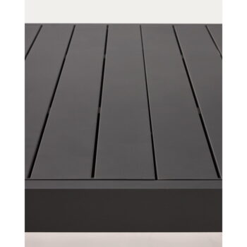 Kovový záhradný jedálenský stôl 100.5x220 cm Galdana – Kave Home - Image 2
