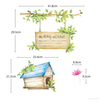 Sada samolepiek Ambiance Happy House, 42 × 30 cm - Image 5