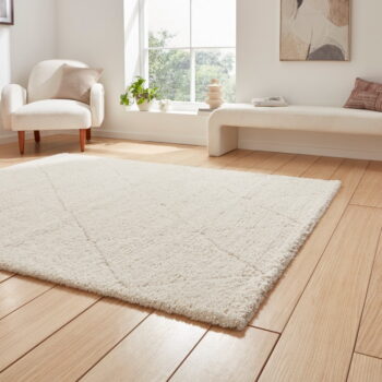 Krémový koberec 120x170 cm Ideal Shaggy – Think Rugs - Image 4