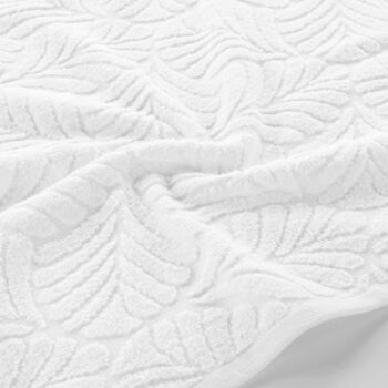 Biely froté bavlnený uterák 50x90 cm Madeira – douceur d'intérieur - Image 3