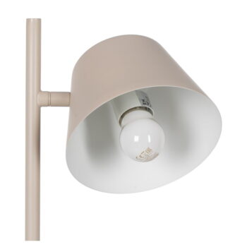 Krémová stolová lampa (výška 44 cm) Simplico – Ixia - Image 2