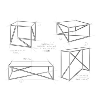 Biely konferenčný stolík CustomForm Memo, 100 × 100 cm - Image 4