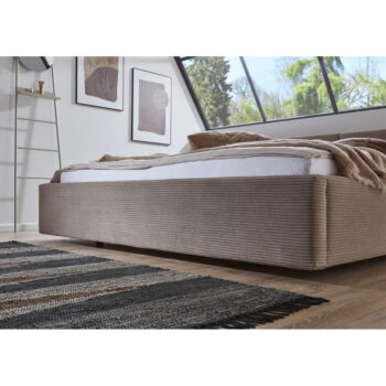 Svetlohnedá dvojlôžková posteľ 200x200 cm Cube – Meise Möbel - Image 7