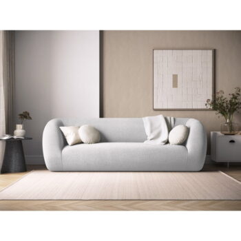 Svetlosivá pohovka z textílie buklé 230 cm Essen – Cosmopolitan Design - Image 5