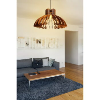Závesné svietidlo v prírodnej farbe ø 54 cm – Opviq lights - Image 2