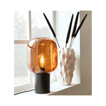 Sklenená stolová lampa Markslöjd Brooklyn, výška 43,5 cm - Image 3