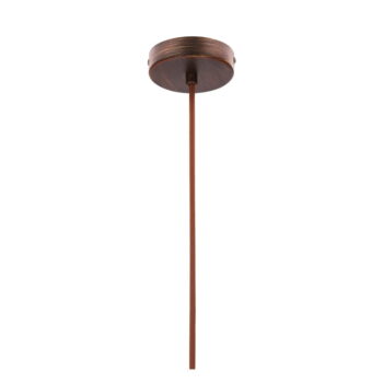 Koňakovohnedé závesné svietidlo s kovovým tienidlom Sfinks – Candellux Lighting - Image 8