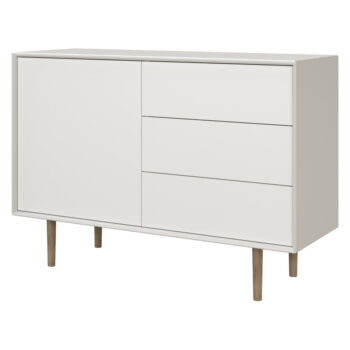 Biela nízka závesná komoda 113x61 cm Wall – Tenzo - Image 6