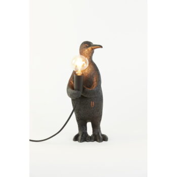 Čierna stolová lampa (výška 34 cm) Penguin - Light & Living - Image 4