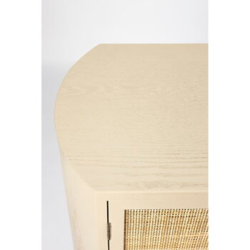 Krémová ratanová skrinka 80x100 cm Amaya – White Label - Image 8