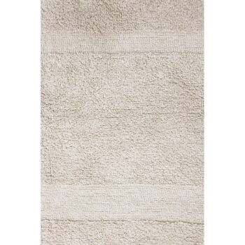 Krémový prateľný ručne tkaný bavlnený koberec 140x200 cm Bloom Natural – Lorena Canals - Image 8