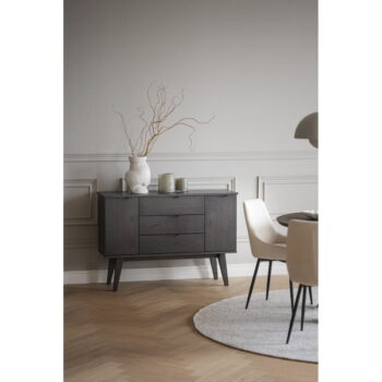 Hnedá nízka komoda v dekore duba 122x85 cm Filippa – Rowico – Obrázok 5