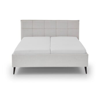 Béžová dvojlôžková posteľ s úložným priestorom s roštom 180x200 cm Paulo – Meise Möbel - Image 6