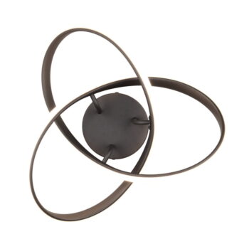 Čierne LED stropné svietidlo Meo – Trio - Image 4