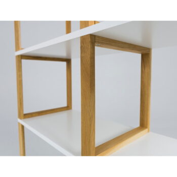 Biely regál Tenzo Art, 178 x 80 cm – Obrázok 4