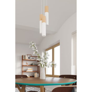 Biele závesné svietidlo Nice Lamps Paul - Image 5