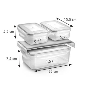 Chladiaca taška s 3 dózami Freshbox – Tescoma - Image 3