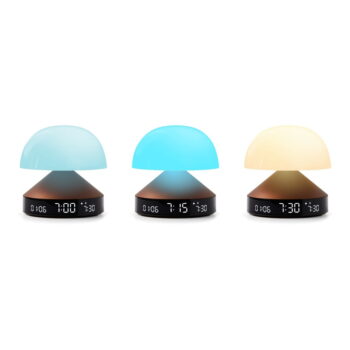 Digitálny stolový budík ø 11 cm Mina Sunrise – Lexon - Image 9
