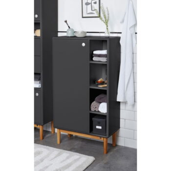 Antracitovosivá vysoká/závesná kúpeľňová skrinka 66x100 cm Color Bath – Tom Tailor – Obrázok 3