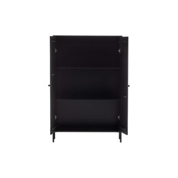 Čierna skrinka z borovicového dreva 100x155 cm Xam – WOOOD – Obrázok 4