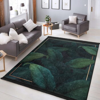 Prateľný koberec v petrolejovej farbe 120x180 cm Unique – Mila Home - Image 3