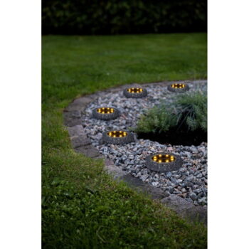 Súprava 2 vonkajších solárnych LED svietidiel Star Trading Lawnlight, ø 11 cm – Obrázok 8