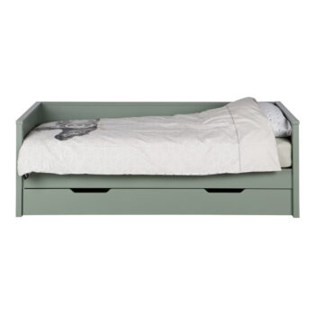 Zelená jednolôžková posteľ 90x200 cm Nikki – WOOOD – Obrázok 4