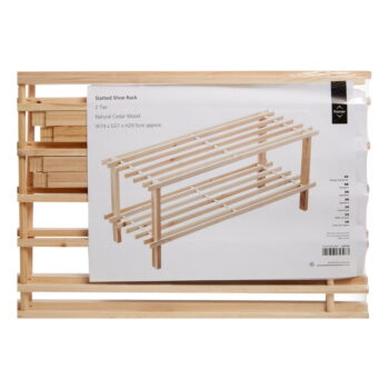 Stojan na topánky z jedľového dreva v prírodnej farbe – Premier Housewares – Obrázok 2