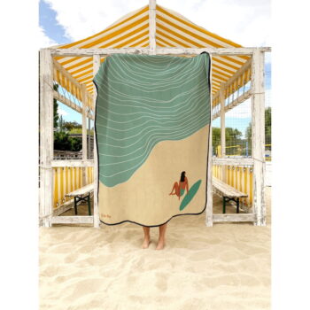 Pikniková deka z mikrovlákna 145x180 cm My Love Is Sea – Butter Kings – Obrázok 2