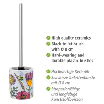 Keramická WC kefa Rollin'Art Full Bloom – Wenko – Obrázok 3