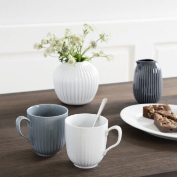 Biely porcelánový hrnček Kähler Design Hammershoi, 330 ml – Obrázok 2