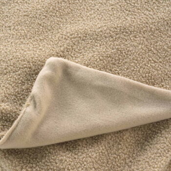 Béžová fleecová deka 180x220 cm Curly Wooly – douceur d'intérieur – Obrázok 2