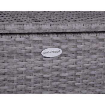 Sivý záhradný úložný box Patras – Garden Pleasure – Obrázok 4